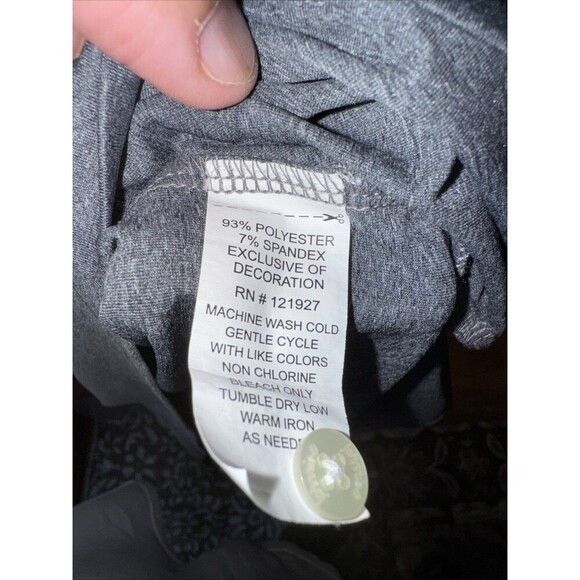 Johnny O Men’s Polo Shirt Small Gray With Trimark Logo - Picture 2 of 6